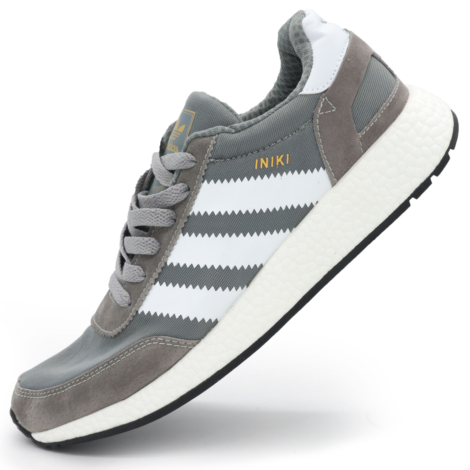 Adidas Iniki Runner light gray running shoes