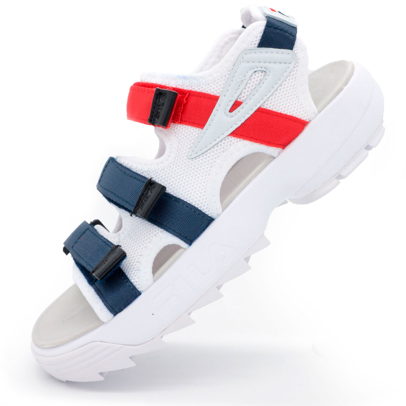 Fila disruptor sandal white best sale